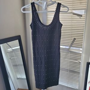 Armani Exchange Black Beaded Dress - Xsmall